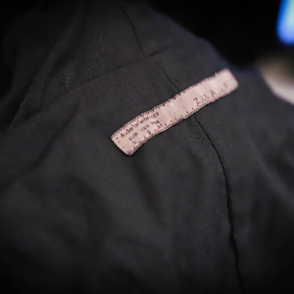 Zara Black High Neck Futuristic Cyber Vest - Picture 5 of 6